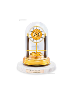 积家 150周年纪念限量款 铜鎏金温差动力空气钟