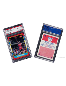 1986-87赛季 Fleer系列 迈克尔·乔丹（Michael Jordan）新秀球星卡，PSA评级8分