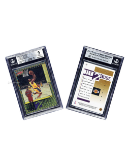 2000-01赛季 Upper Deck Ultimate Victory系列 科比·布莱恩特（Kobe Bryant）折射球星卡，限量25张，BGS评级9分