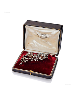 维多利亚时期 钻石「花朵」胸针