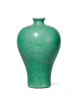 郎窑绿釉梅瓶