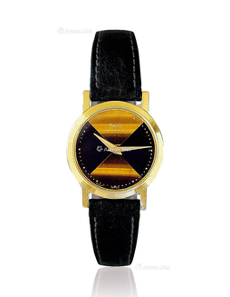 伯爵 PIAGET 约1980年制 18K黄金石英女款腕表