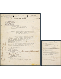 “美国最伟大总统之一”富兰克林·罗斯福（Franklin D. Roosevelt）亲笔签署委任状