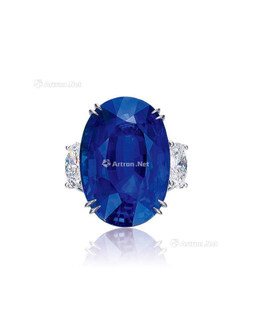 39.45克拉斯里兰卡「皇家蓝」蓝宝石配钻石戒指，未经加热