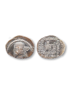公元78-105年  安息帝国帕克罗斯二世银币