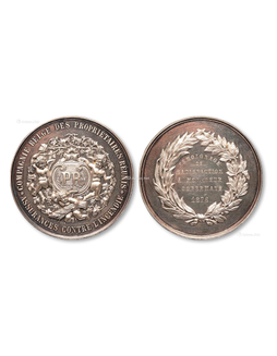 1876年外国天使银章一枚