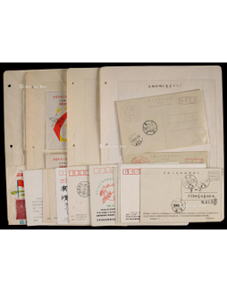 1984-93年各地邮政免资互寄明信片一组21件