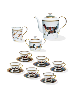 爱马仕 2019  CHEVAL D’ORIENT’系列瓷质茶具