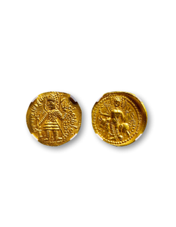 贵霜萨珊王朝一第纳尔金币一枚