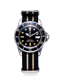 劳力士  精美，精钢自动腕表，备日期显示，「Submariner」，型号1680，年份约1974，附原厂链带、证书及表盒