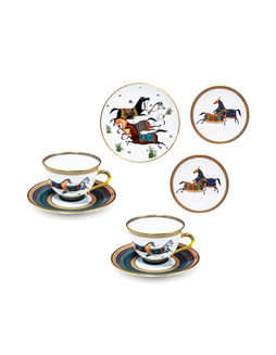 爱马仕 2020  CHEVAL D‘ORIENT’系列瓷质茶具