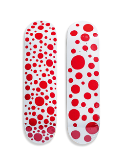 迷恋圆点滑板（红色）