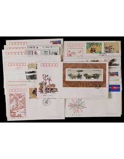 1980年代各类邮票首日封、纪念封等5本