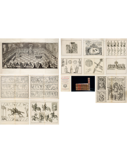 法兰西皇室活动和仪式巨幅古版画集