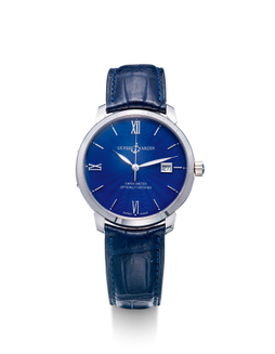 雅典 精美，白金自动腕表，备日期显示，「San Marco」，型号8150-111，年份约2016