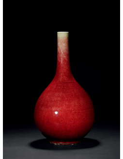 郎窑红釉胆瓶