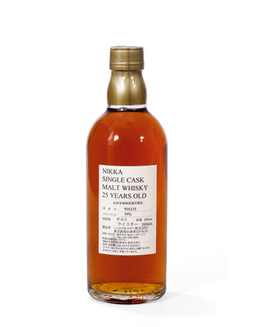 尼卡宫城峡25年酒厂限定单桶单一麦芽威士忌