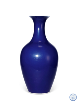 宝石蓝釉观音瓶