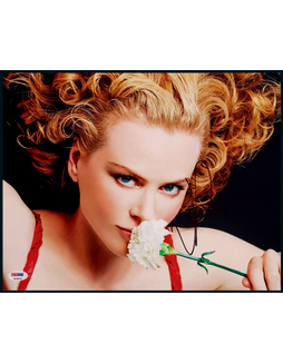 “好莱坞著名女星”妮可·基德曼（Nicole Kidman）亲笔签名照，附证书