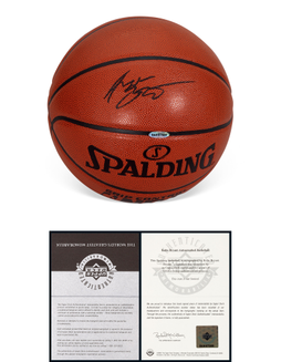 “黑曼巴”科比·布莱恩特（Kobe Bryant）亲笔签名篮球，附证书