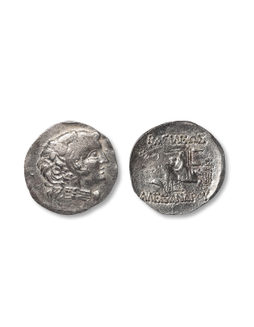 古希腊梅森布利亚城邦大力神银币一枚