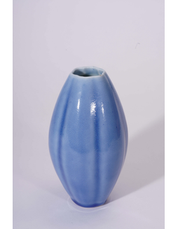 蓝釉橄榄瓶