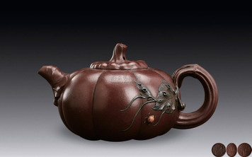 0080万兆元紫砂葵绫壶