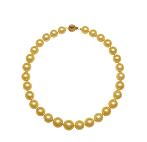 金色南洋珍珠项链 约12.2-16.1mm