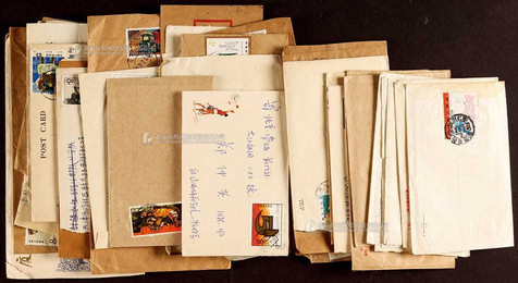 1970-80年代早期JT邮票实寄封一组50件