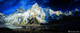 尼泊尔珠穆朗玛峰南坡。旁边两座高峰为卓奥友峰和洛子峰002