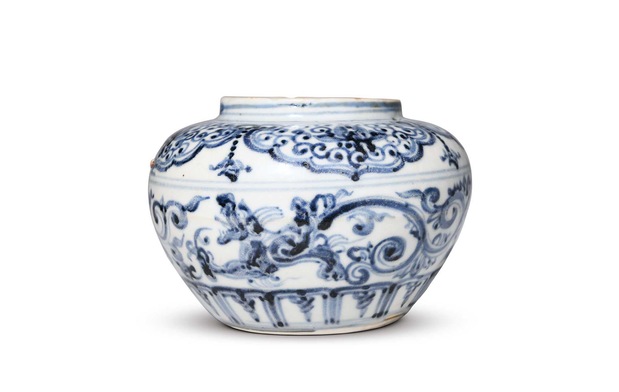 青花夔龙纹罐-瓷器玉器工艺品(二)-雅昌拍卖