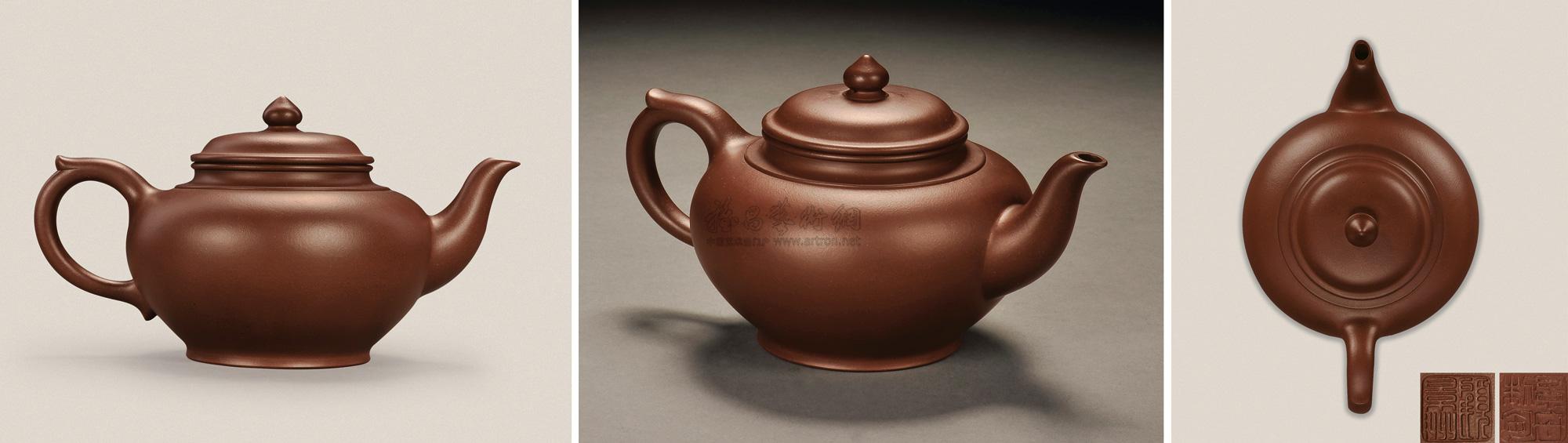 顾景舟/笑樱壶-垂范宜紫—紫砂精品-雅昌拍卖