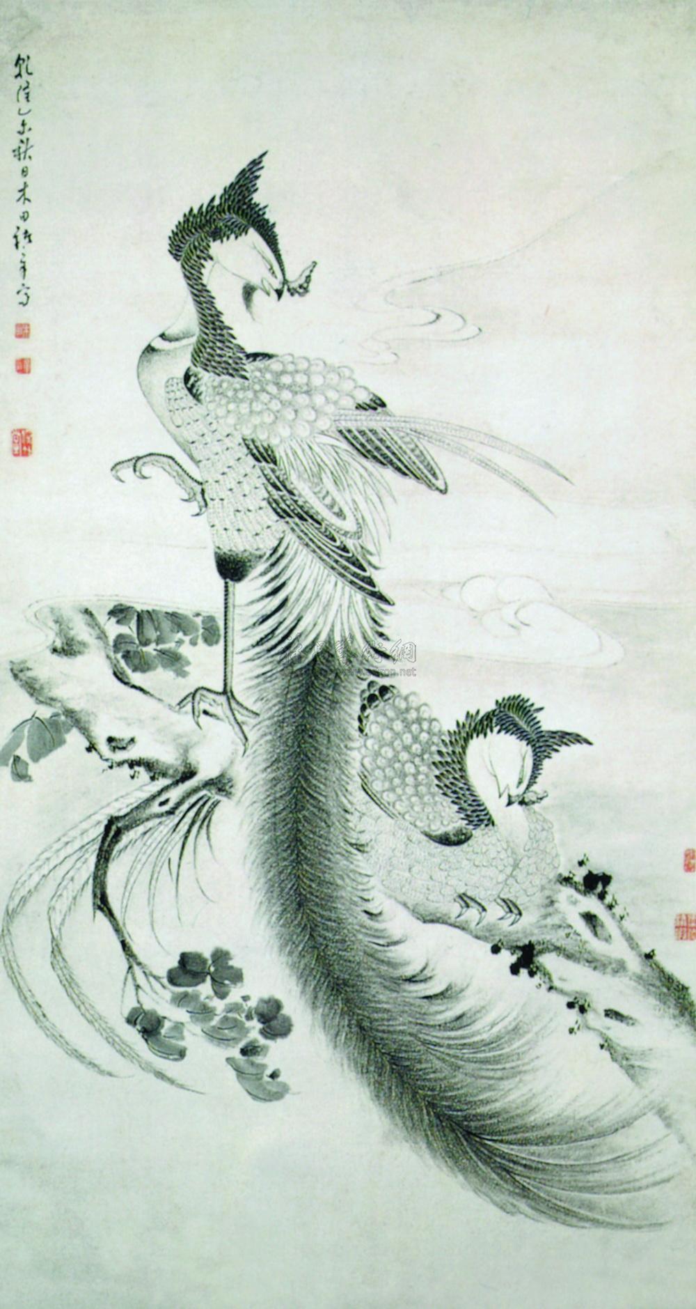 梧桐双凤-1998春季拍卖会·中国书画(古代)-雅昌拍卖