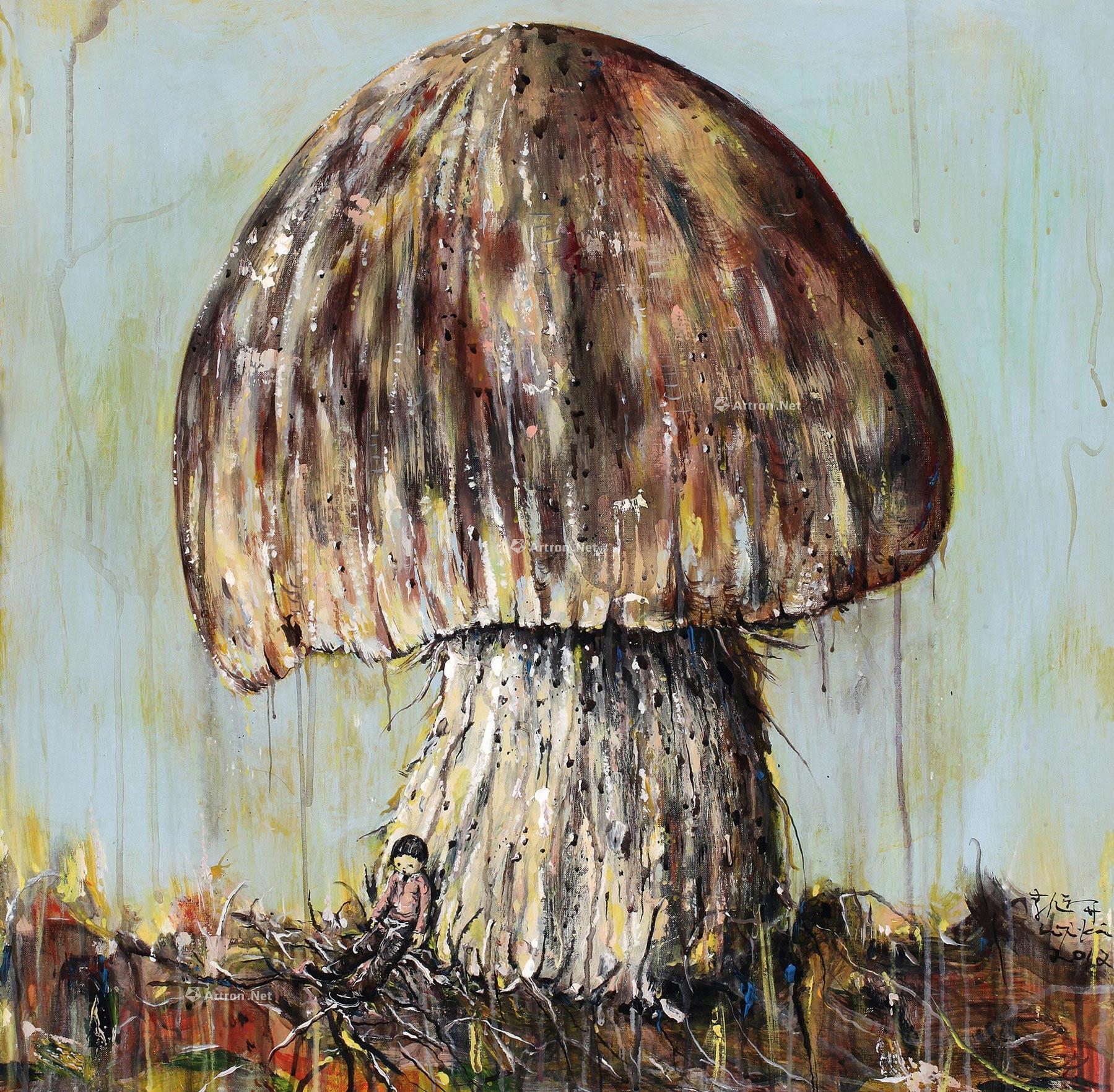 08592012年作蘑菇布面油画