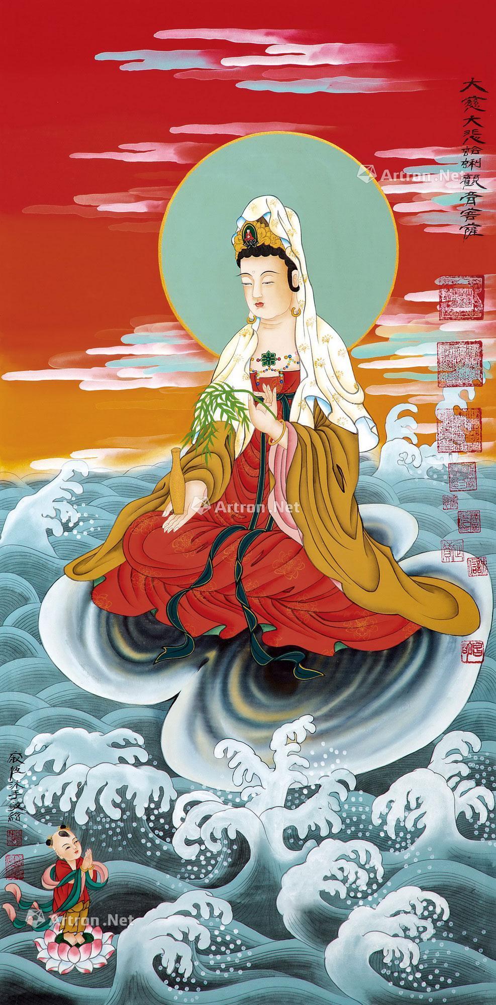 号:1159成交价:rmb ****日期:2019-10-12张远航 2008年作 瑞祥正气图