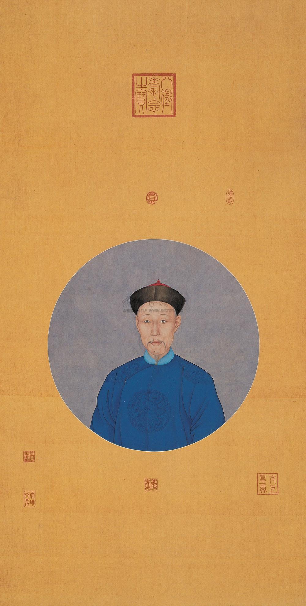 乾隆帝像-古代书画(二)-雅昌拍卖