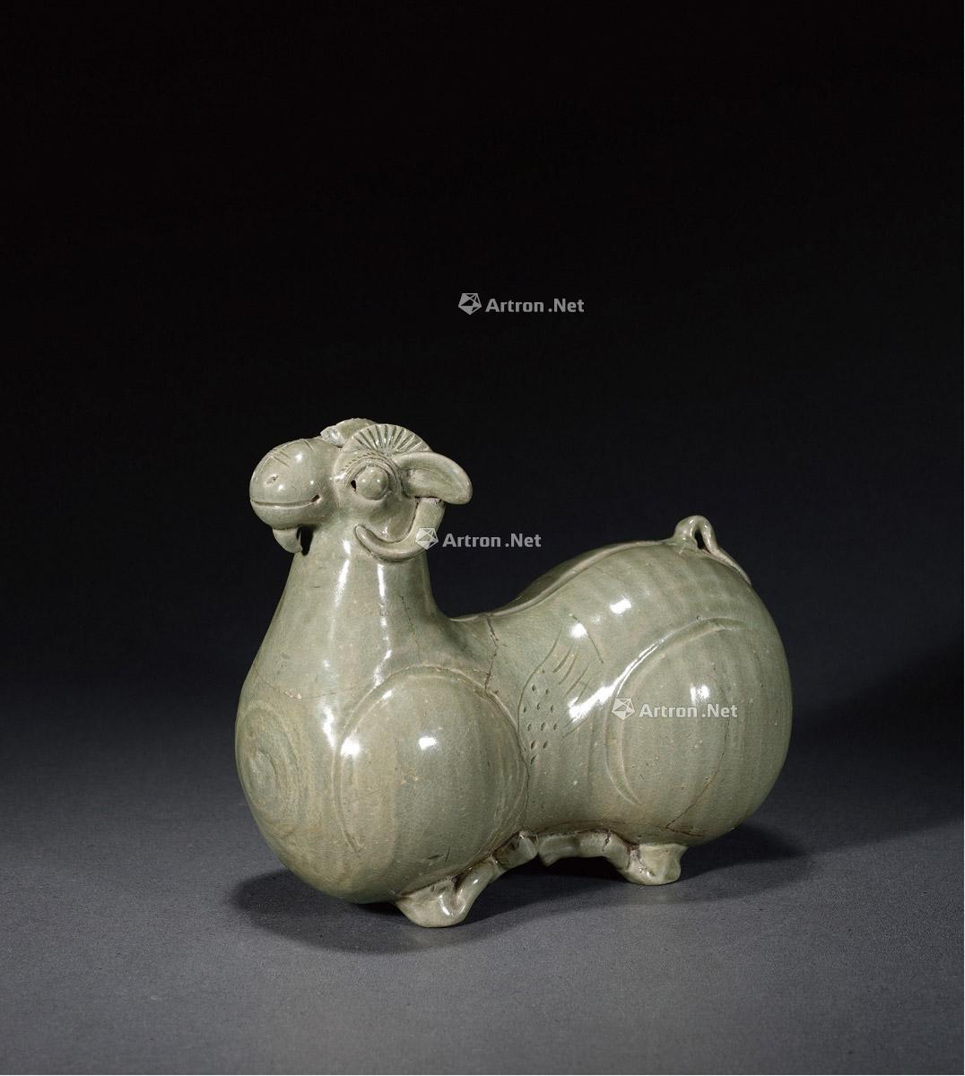 1967晋越窑青瓷羊尊