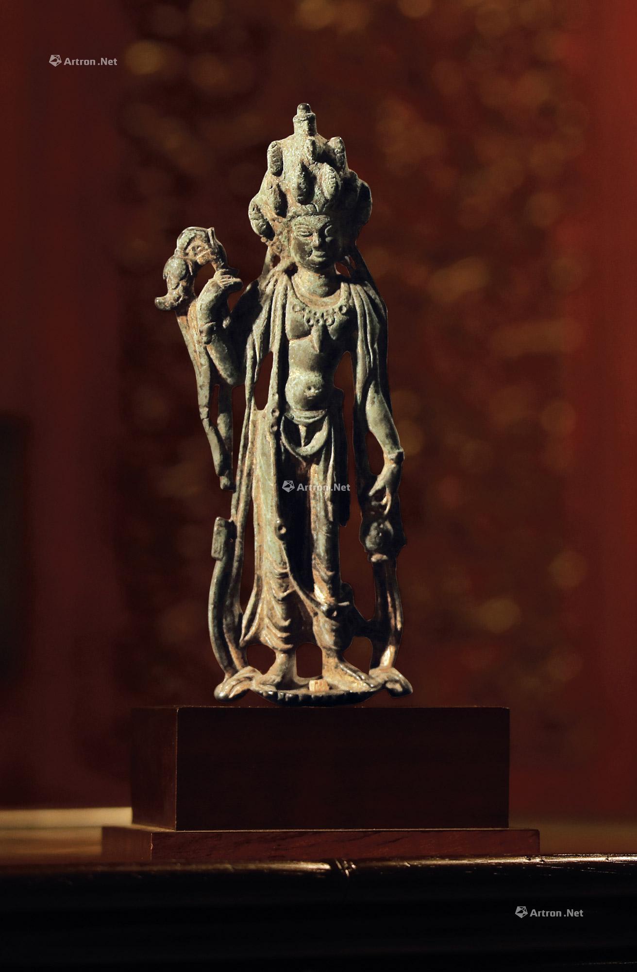 4730唐铜十一面观音立像