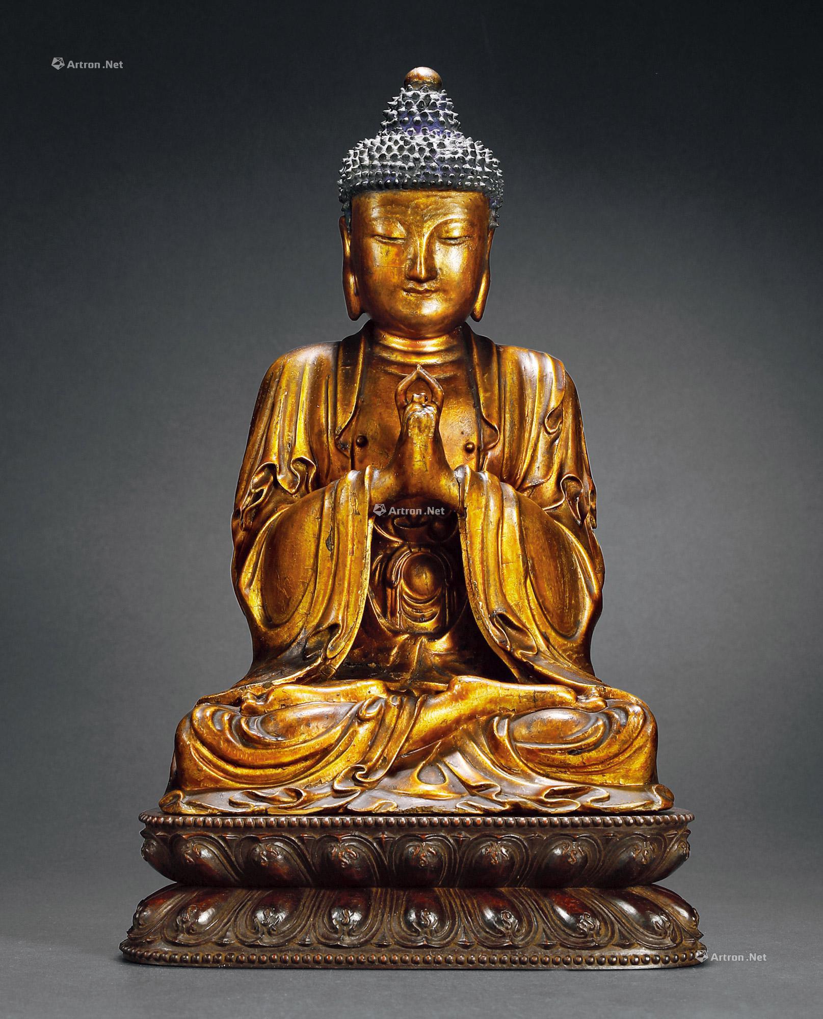木胎大日如来坐像-华藏宝相·历代佛教艺术专场-雅昌拍卖
