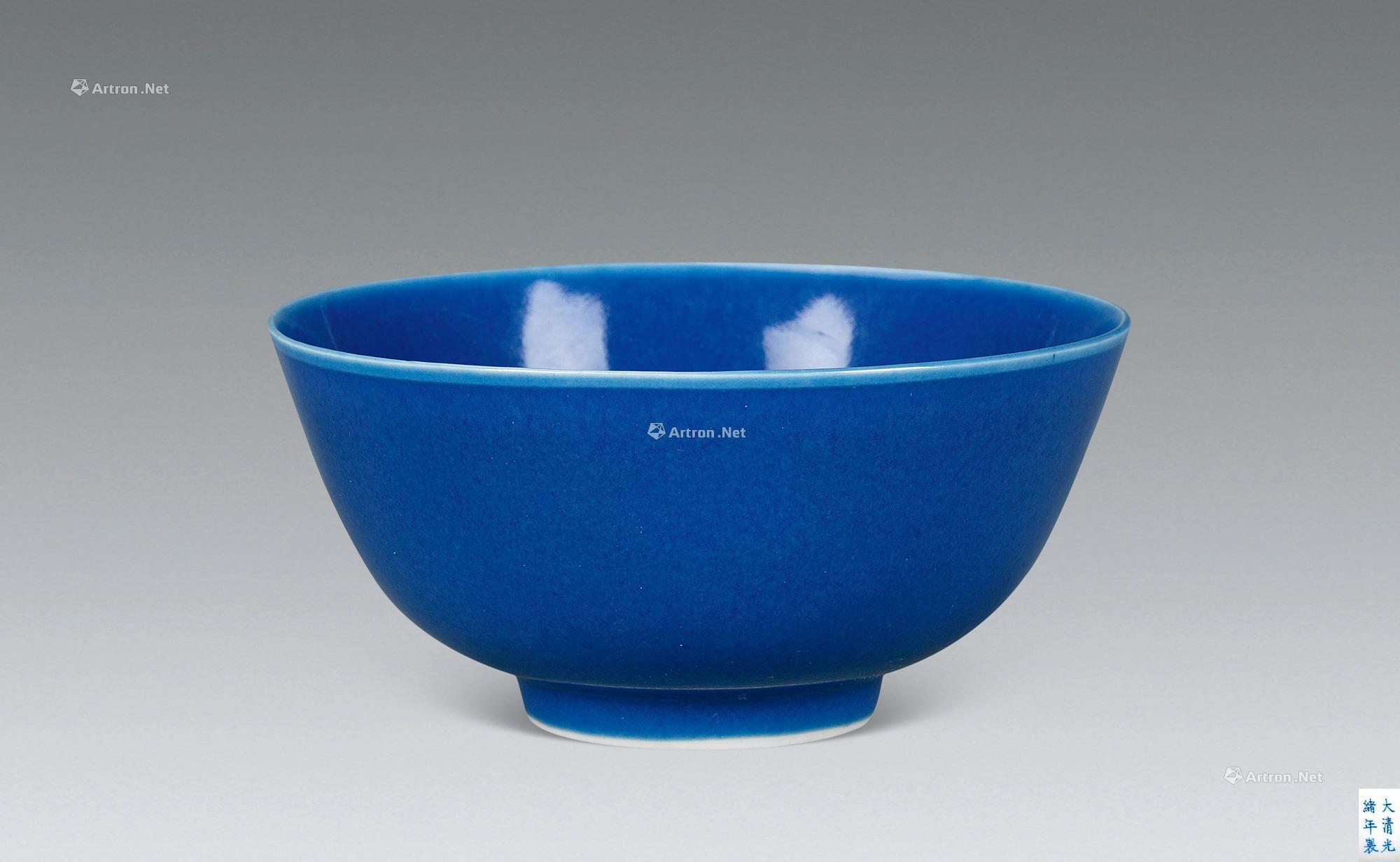 2022清霁蓝釉碗