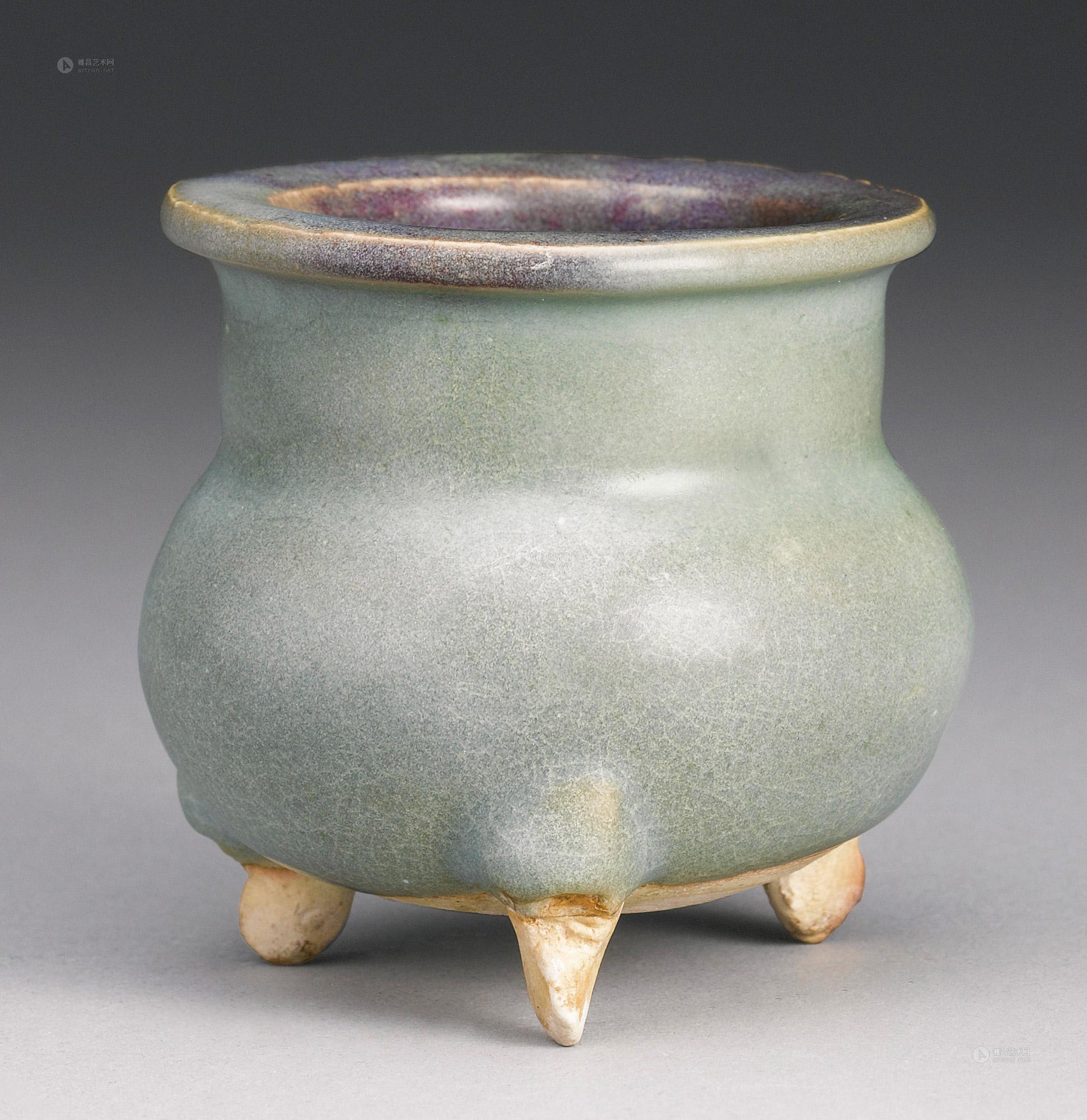0223宋金钧窑三足炉