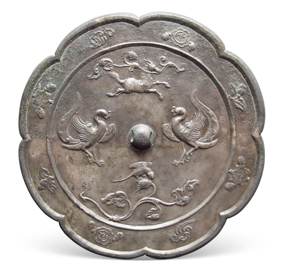 双鸾瑞兽千秋镜-龙凤呈祥61鉴映千秋---铜镜专场-雅昌拍卖