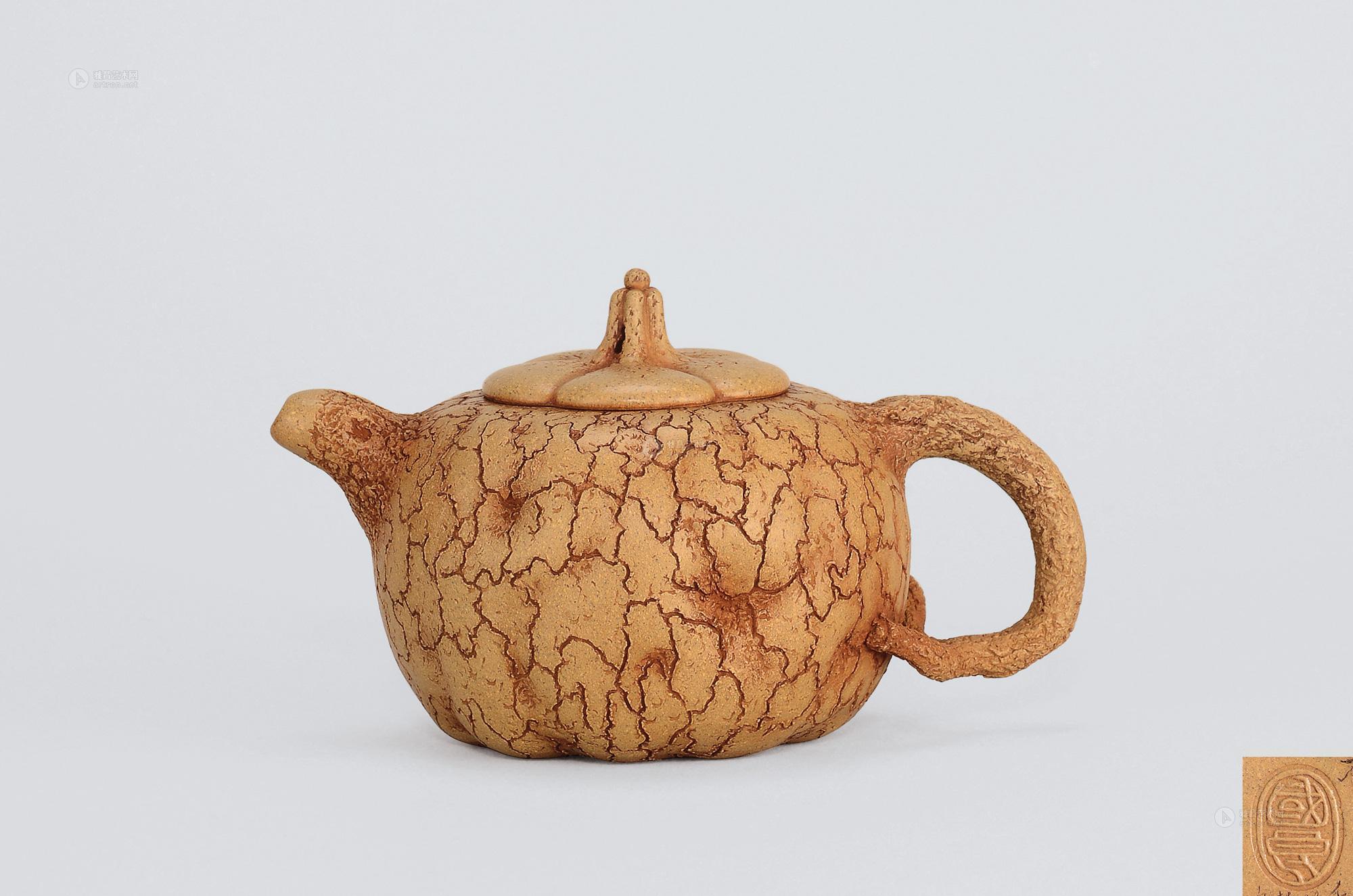 陈国良 小树瘿壶-中国当代高端工艺品——紫砂壶-雅昌拍卖