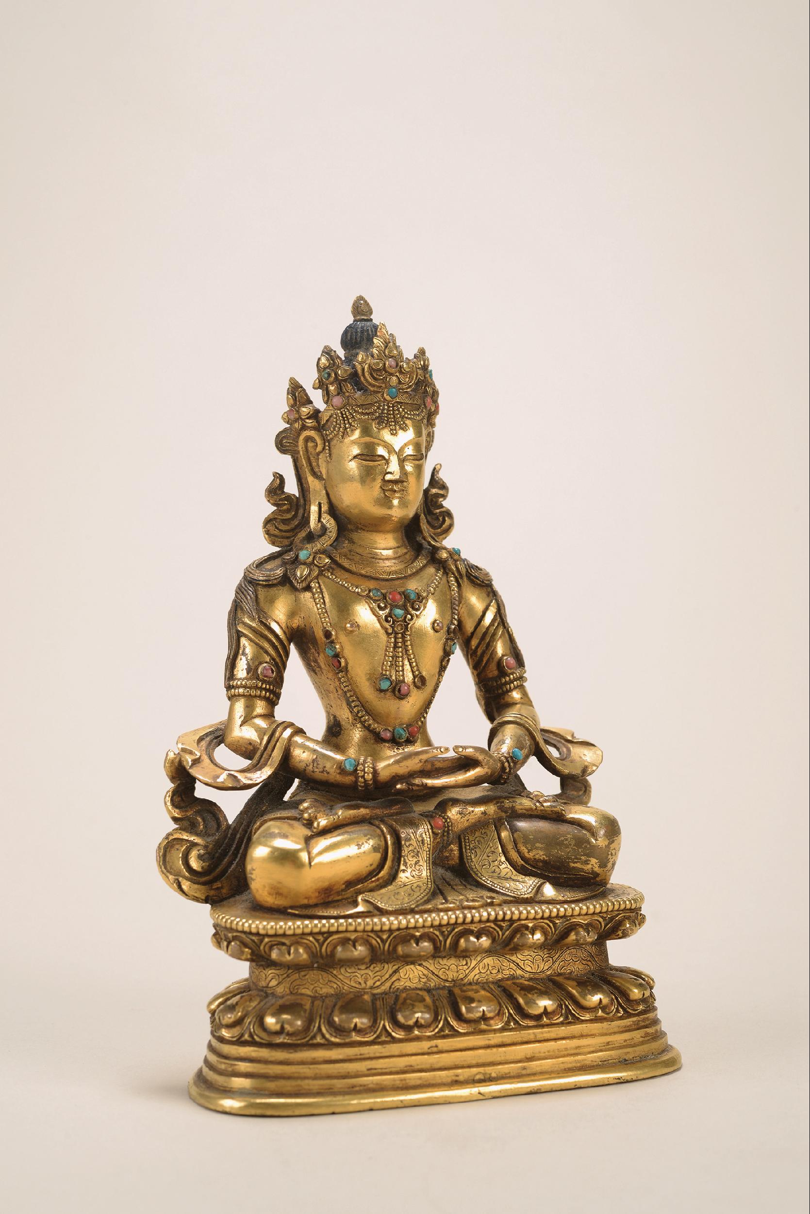 无量寿佛-自在菩提——中国金铜佛造像-雅昌拍卖