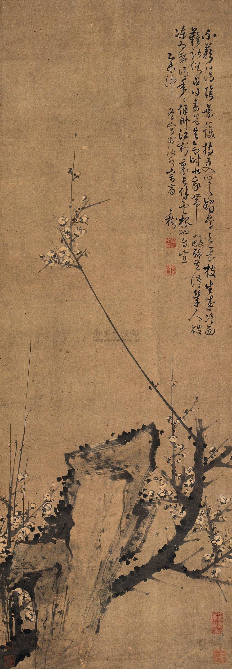 梅花图-中国古代书画-雅昌拍卖