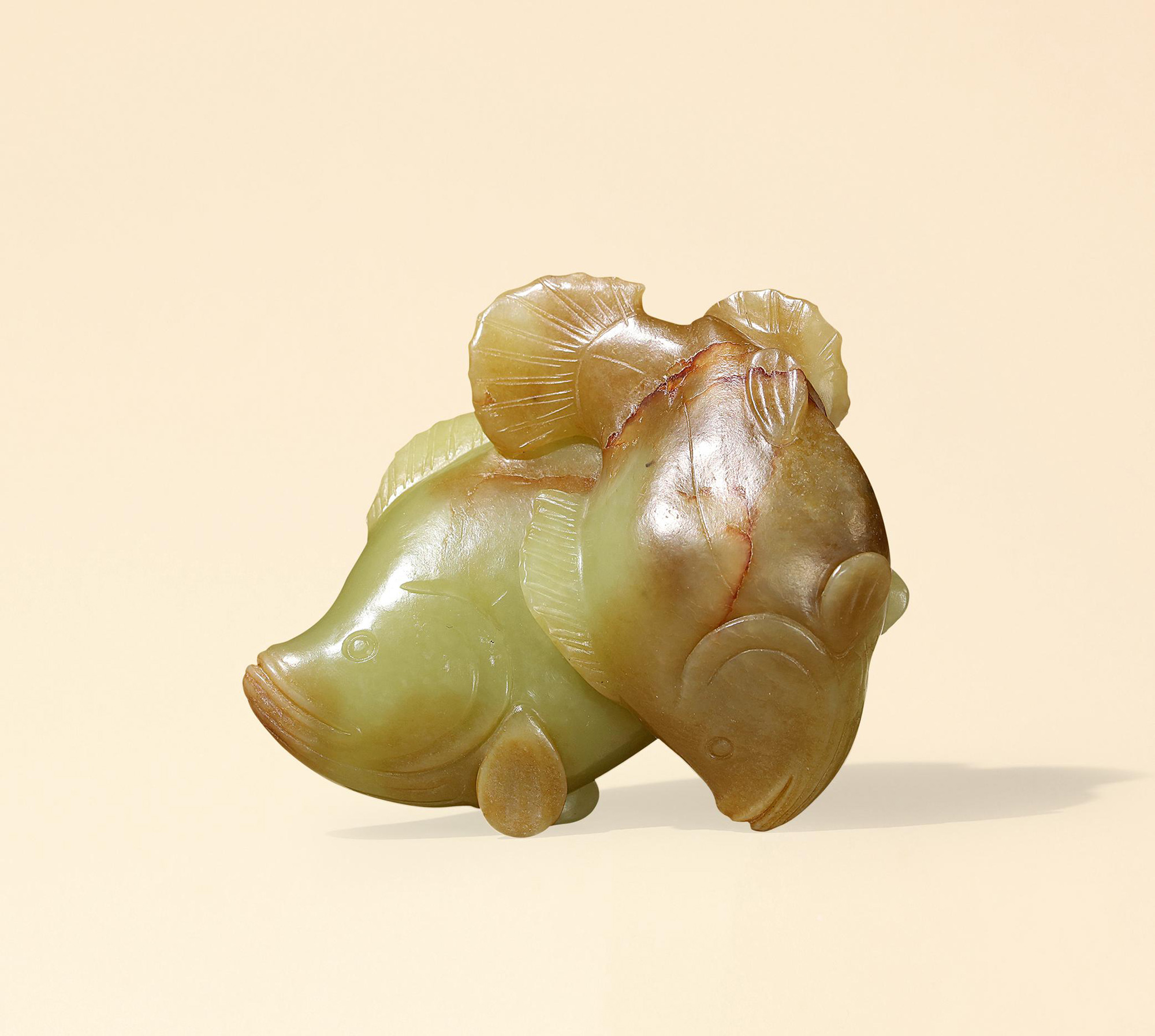 黄玉雕双鳜鱼-秋为上时——河洛山房珍藏清玩雅蓄-雅昌拍卖