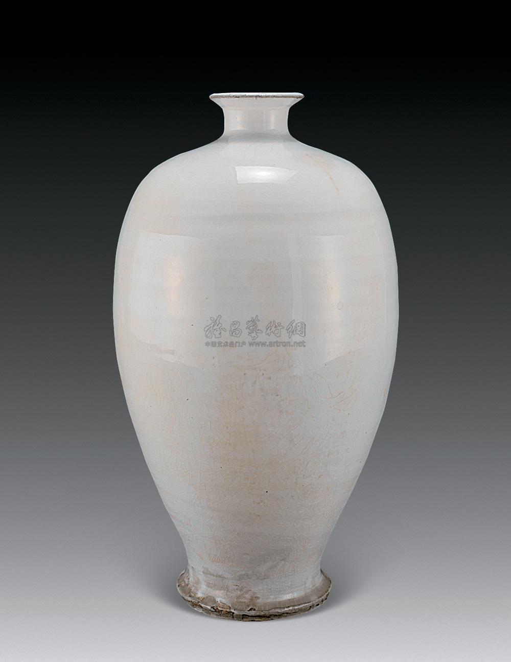 0366 金 磁州窑白釉梅瓶