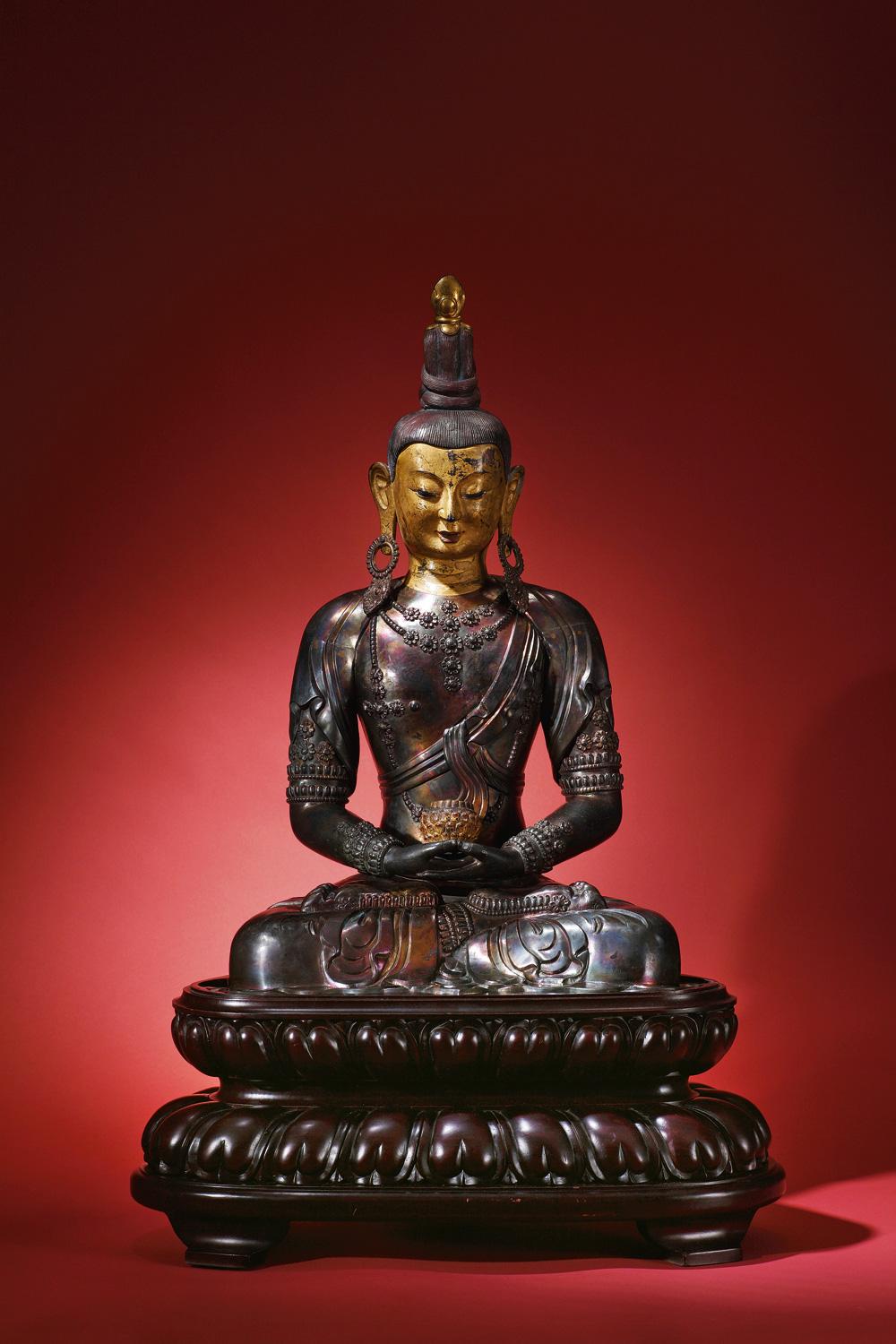 紫金铜无量寿佛坐像-喜,舍,慈,悲—重要佛教造像与法器-雅昌拍卖