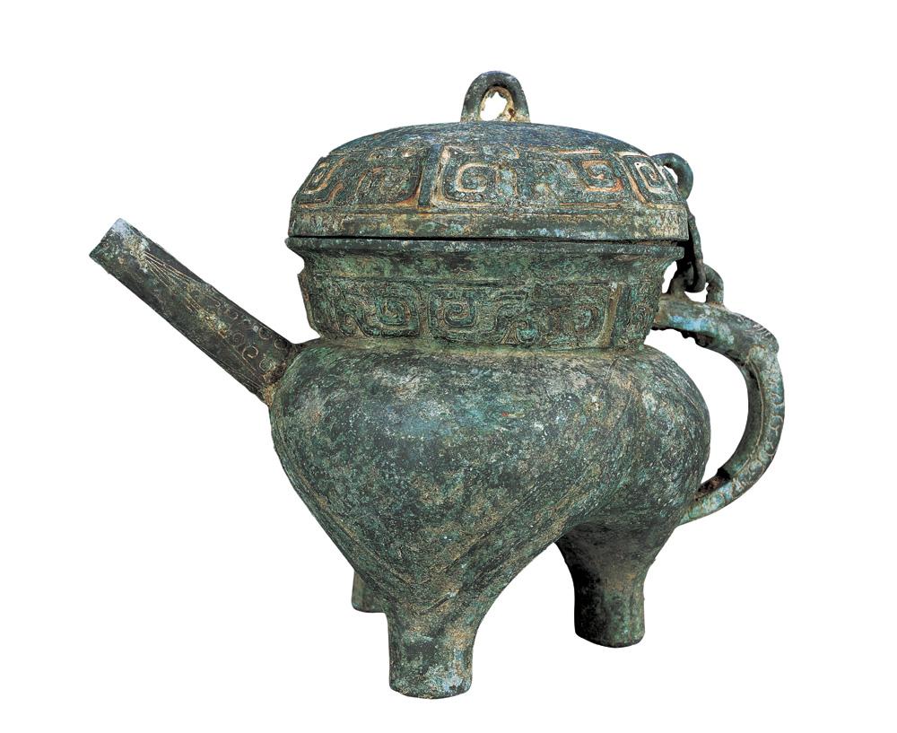 青铜三袋足盉-瓷玉器工艺品-雅昌拍卖