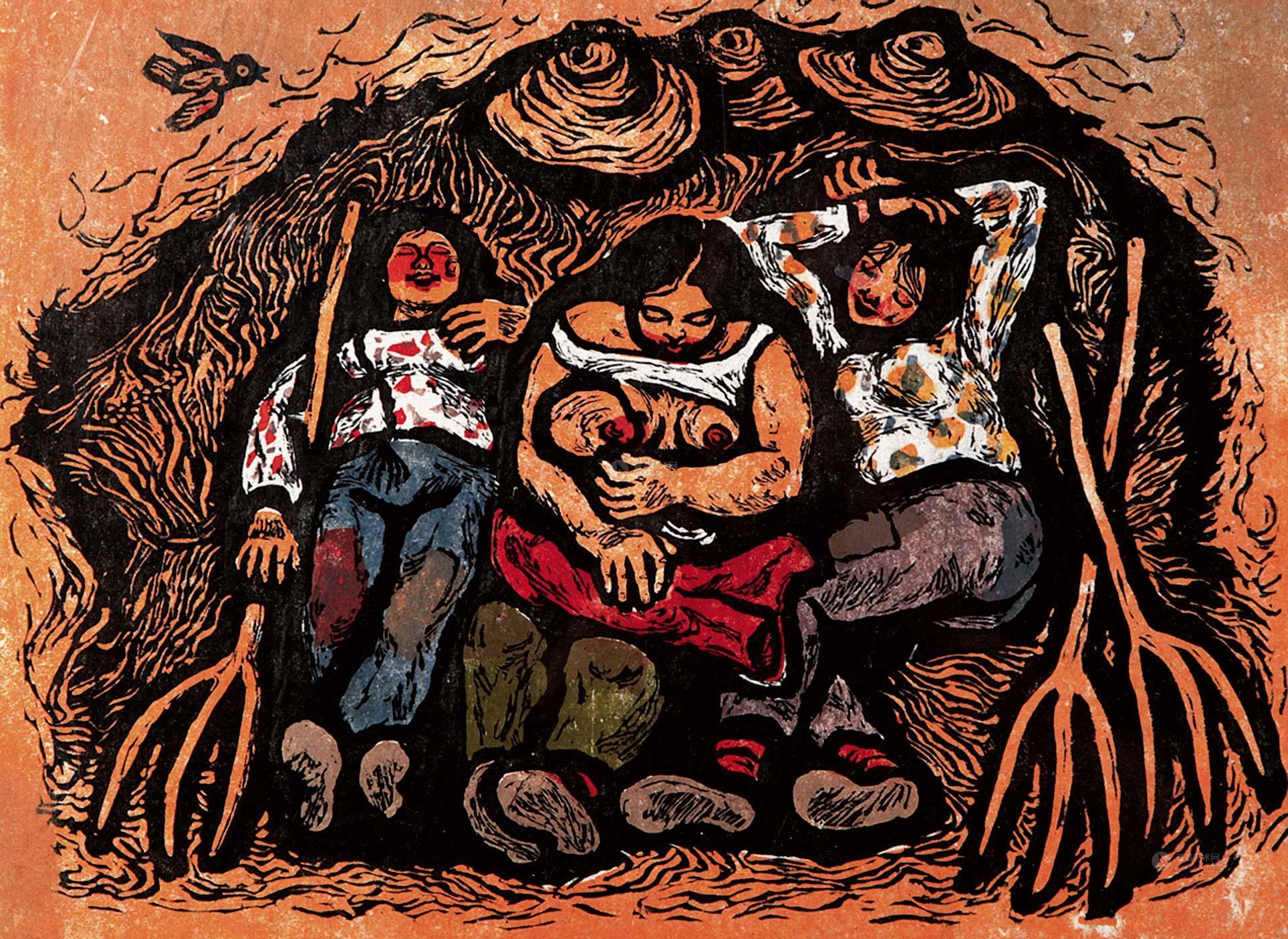 稻场上-木刻春秋—中国现代版画专场-雅昌拍卖